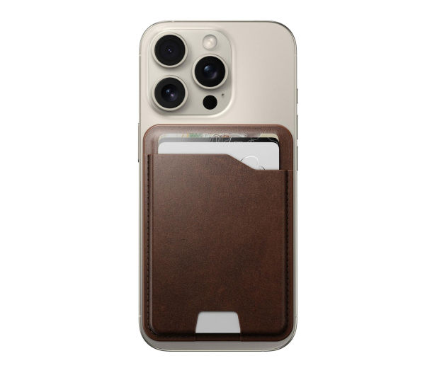 Nomad Leather Mag Wallet with Find My Tracking brown - 1472985 - zdjęcie 4